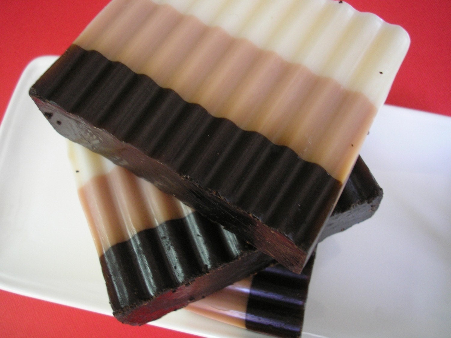 Coffee Soap  -  All Natural Glycerin Soap with  ground coffee beans