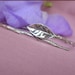 rose leaf bracelet twig bracelet large size bangle sterling silver