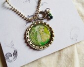 Bottlecap Necklace "Tendril"