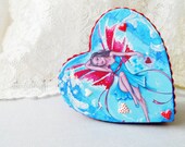 Heart Gift Box with Fairy Pinup OOAK