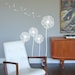 Decorative Dandelions - Vinyl Wall Art