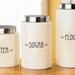 Custom Canister Labels - Vinyl Decal Stickers