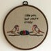 Crazy Bird Hand Embroidery - 7" Hoop
