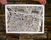 philadelphia hand cut map