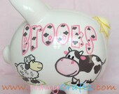Piggy Bank Farm Animals