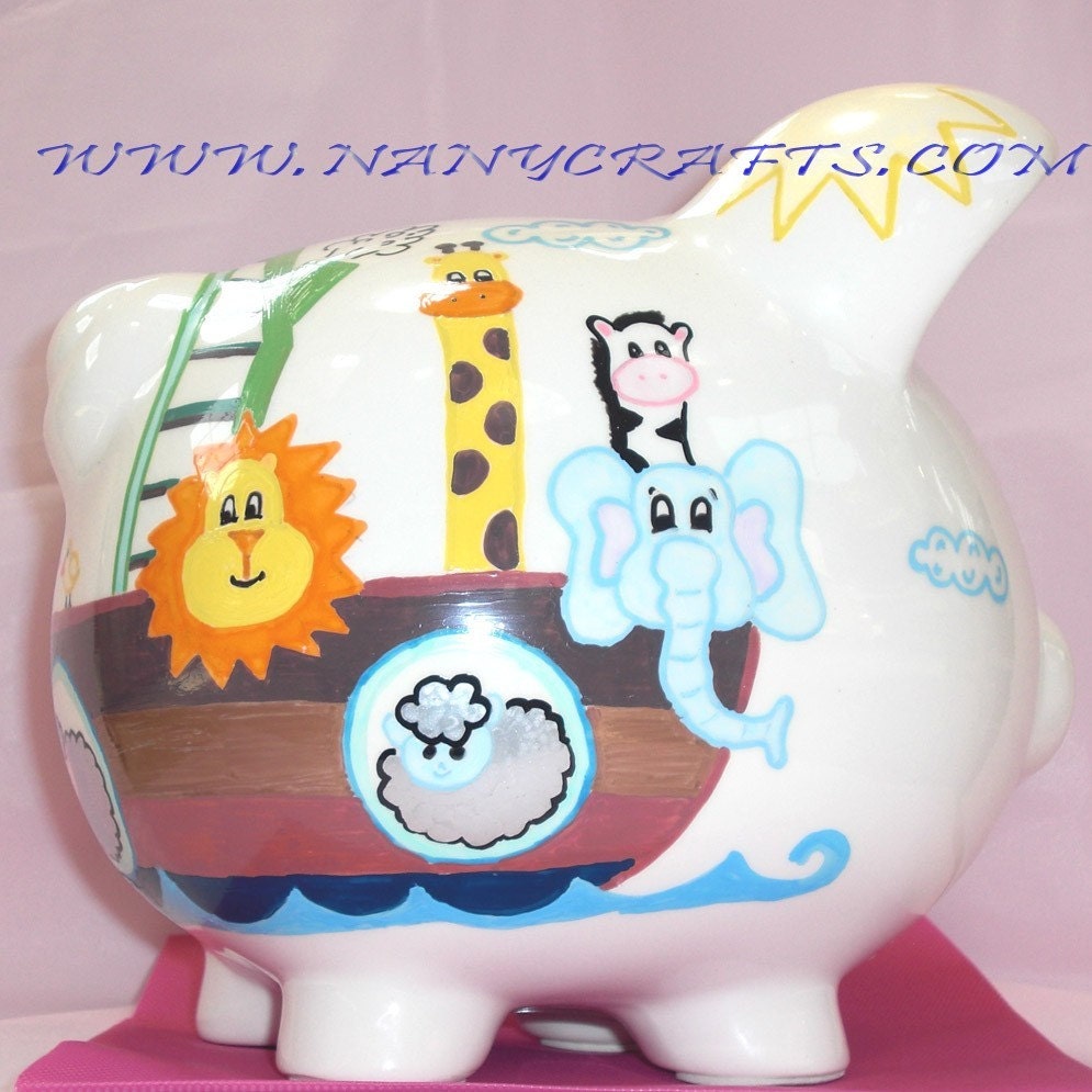 Noah's Ark Piggy Bank