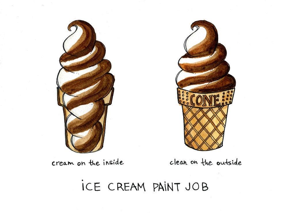 ice cream paint job (yeah. that one) print - drywell ice cream paint job (yeah. that one) print - drywell