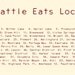 Seattle Eats Local Neighborhood poster