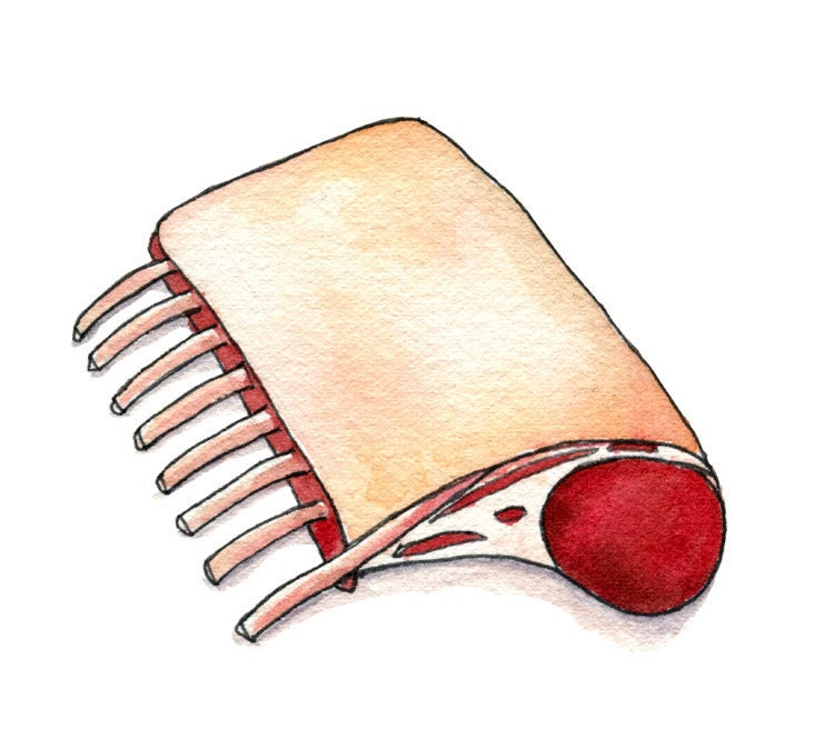 Nice Rack - cheeky meat print