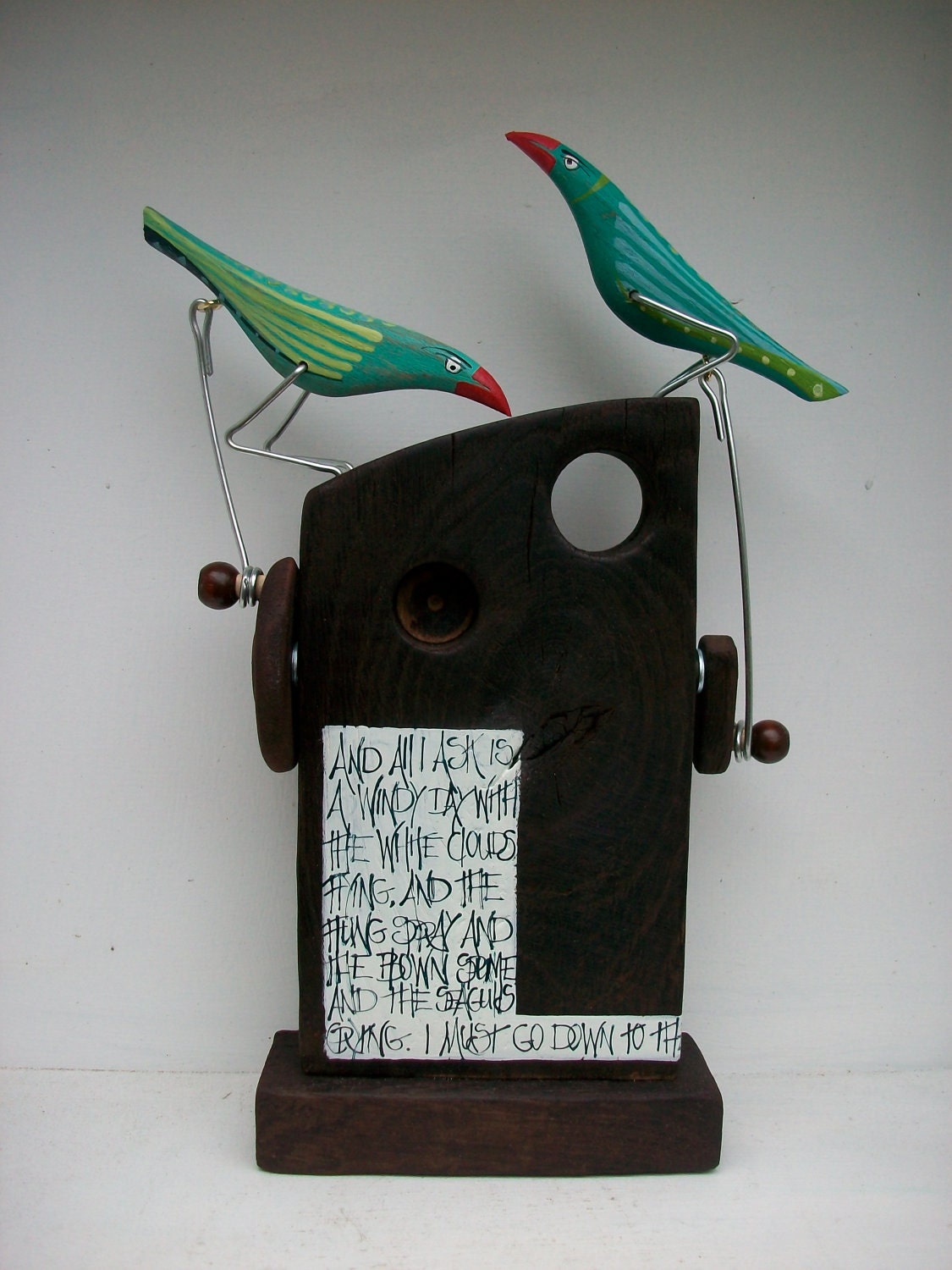 Double pecking birds