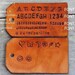 10 Leather ID Luggage Tags. Custom, Hand Stamped. Perfect Inexpensive Gift or Favor for Family, Coworkers, Friends, Wedding Party.