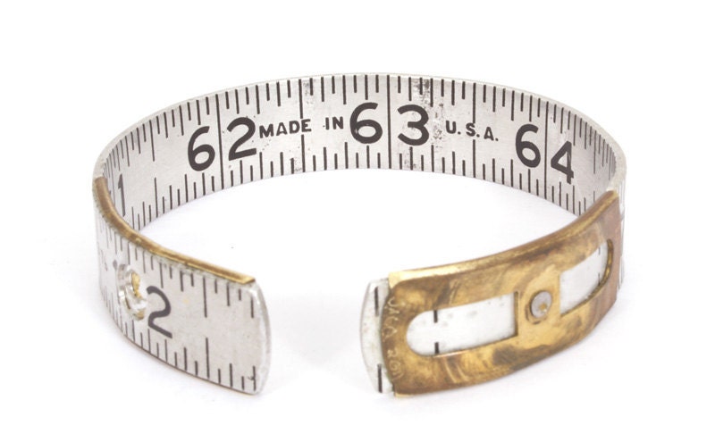 Handmade Vintage Lufkin Ruler Bangle