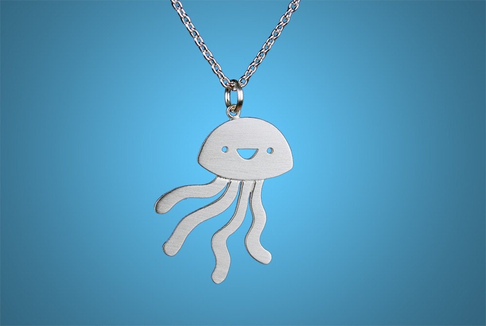 Happy Jellyfish Necklace