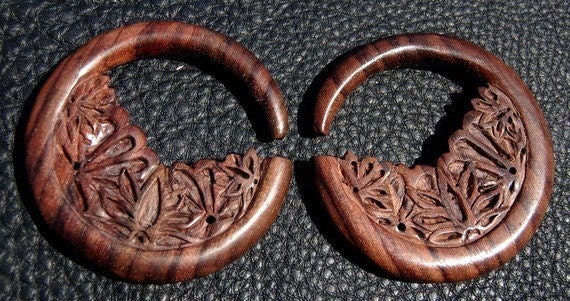 Ear Plugs Lotus Field Hoop 2Gauge