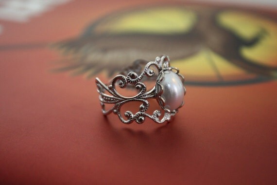 Hunger Games Ring - Peeta's Pearl to Katniss