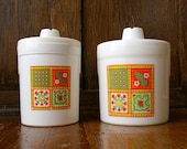 Set of 2 Plastic Canisters