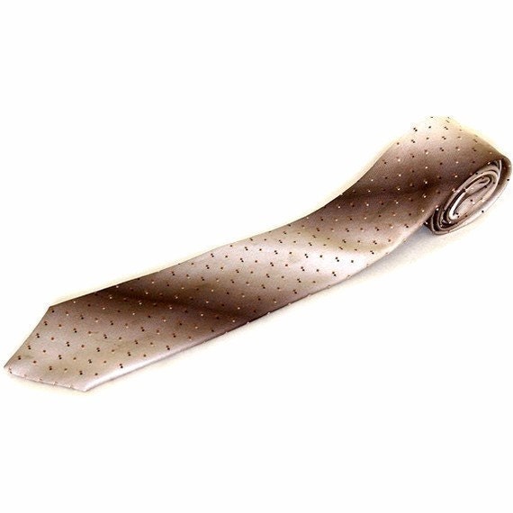 Vintage Brown Italian Tie by X'Andrini - free shipping