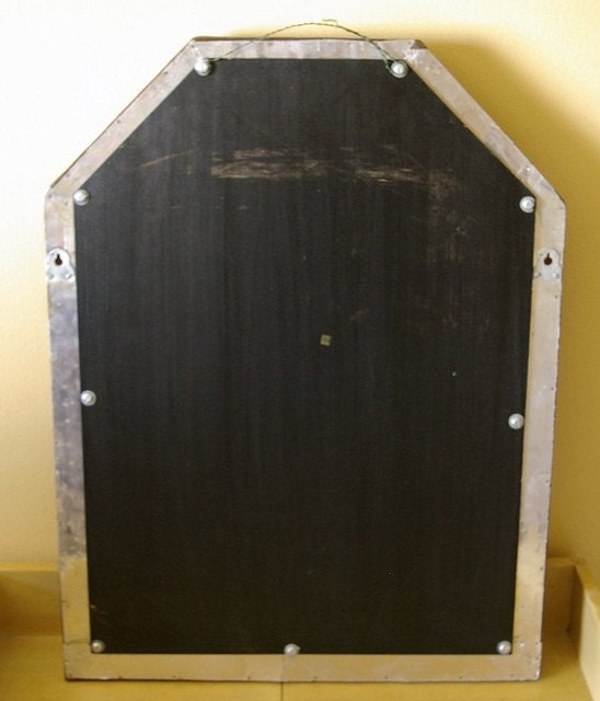 Antique Patina Indian Mirror with Door - PRICE REDUCED -free shipping and insurance
