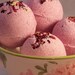 Set of 3 Sensual Rose Bath Bombs VEGAN Fizzies