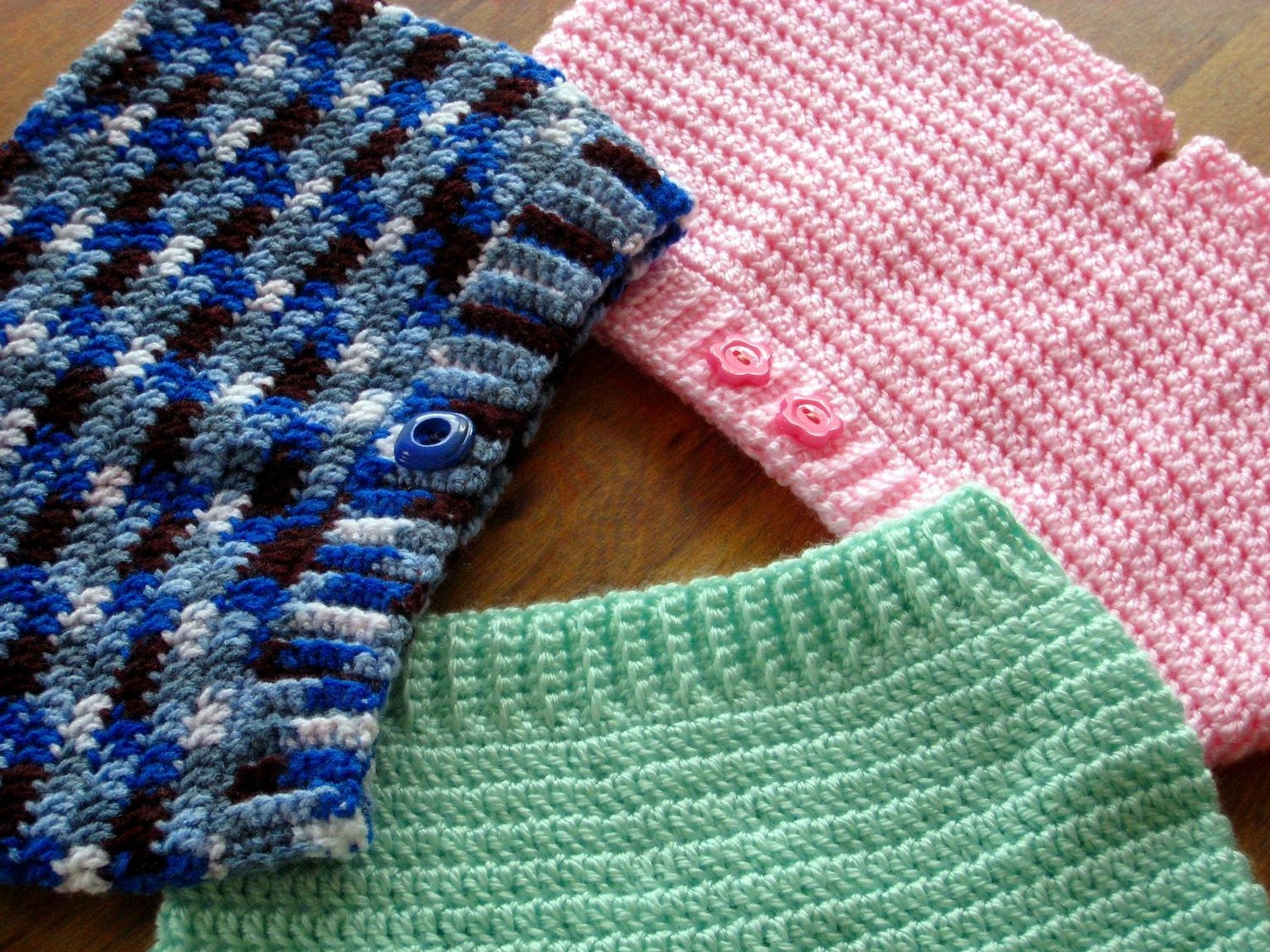 Instant Download PDF Crochet Pattern Baby Diaper Cover sizes 0 to 3 months, 3 to 6 months, 6 to 9 months Boy Girl Infant Bloomers