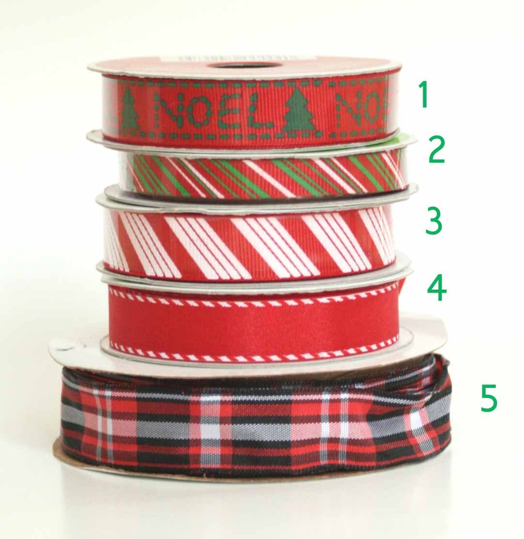 Modern Rustic Christmas Tree Ornament - Set of Three Rustic Tree Rings with the words pease, love & joy - FREE US Shipping