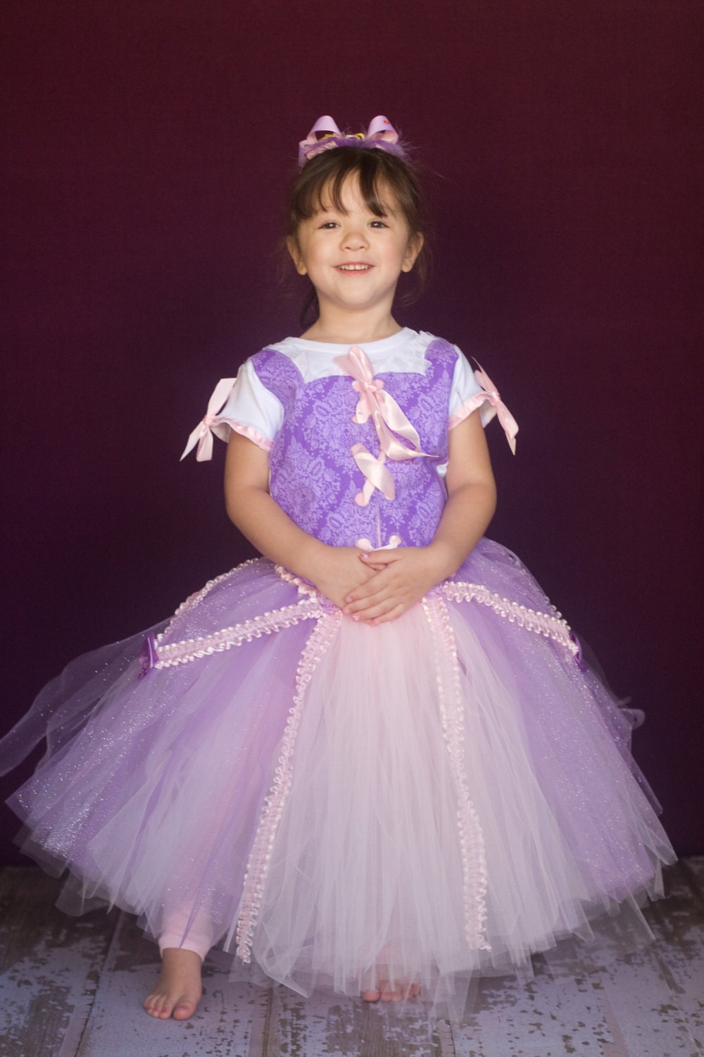 Rapunzel Inspired Princess Length Tutu, Preschool Size