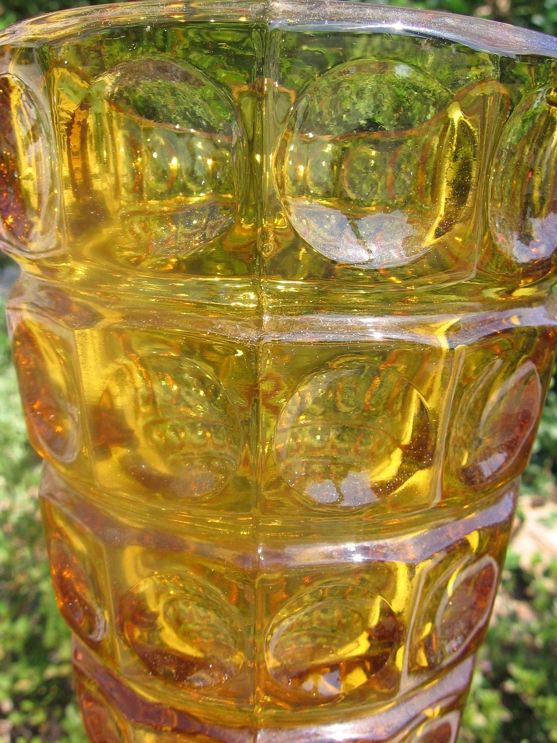 Vintge 1961 Czechoslovakian Sklo Union Glass Vase