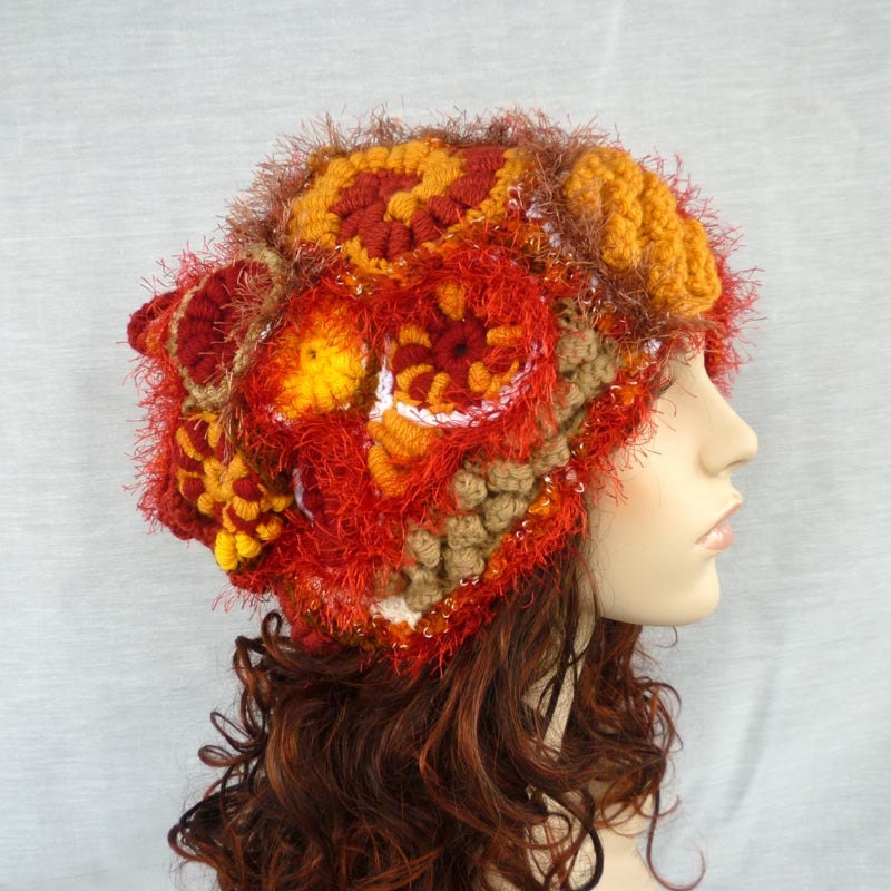 Funky Versatile freeform hat or cowl