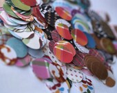 Lots and Lots of Spots and Dots ... Scrapbooking Paper Circles . Fun . Craft Supplies . Art Projects . Colorful . Patterns . 250 Pieces
