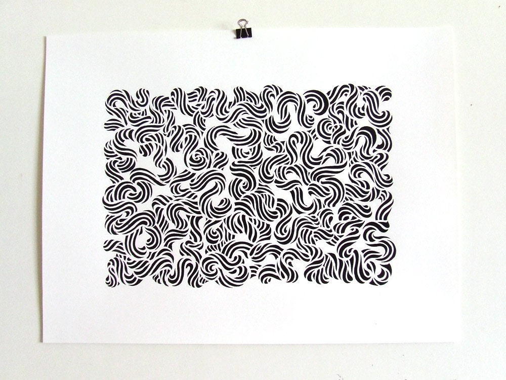 Aberration C, Ink Drawing