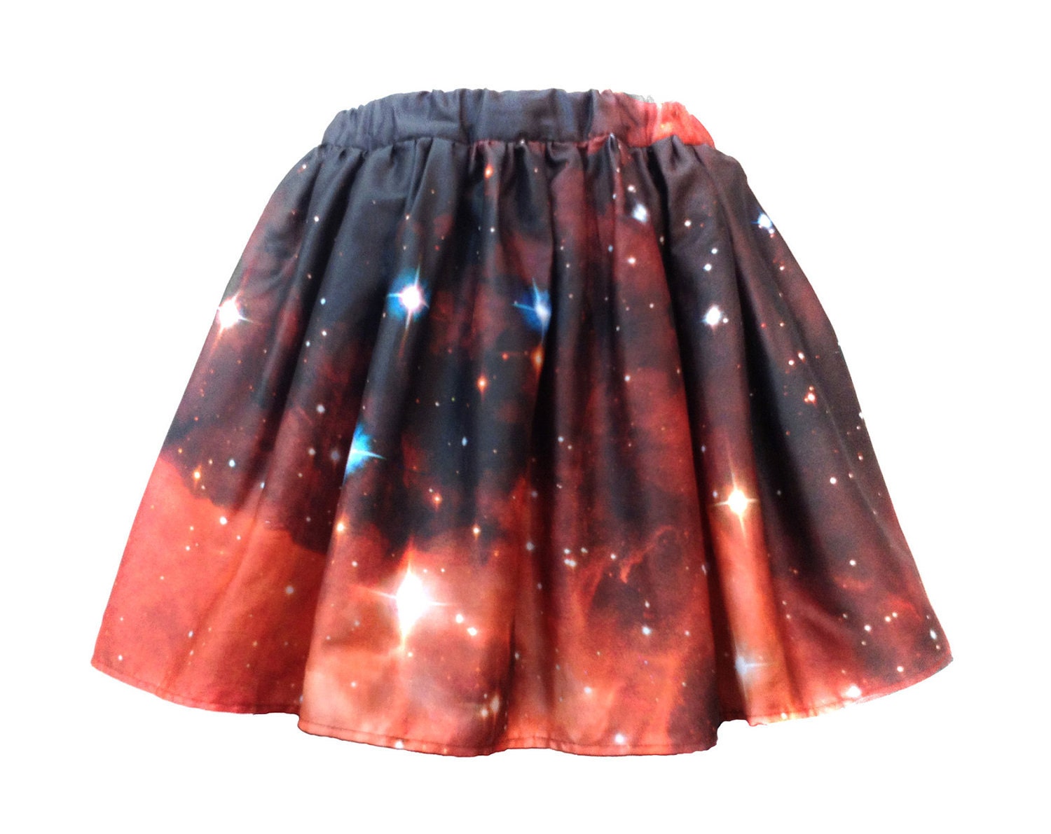 Crimson Galaxy Skirt Short