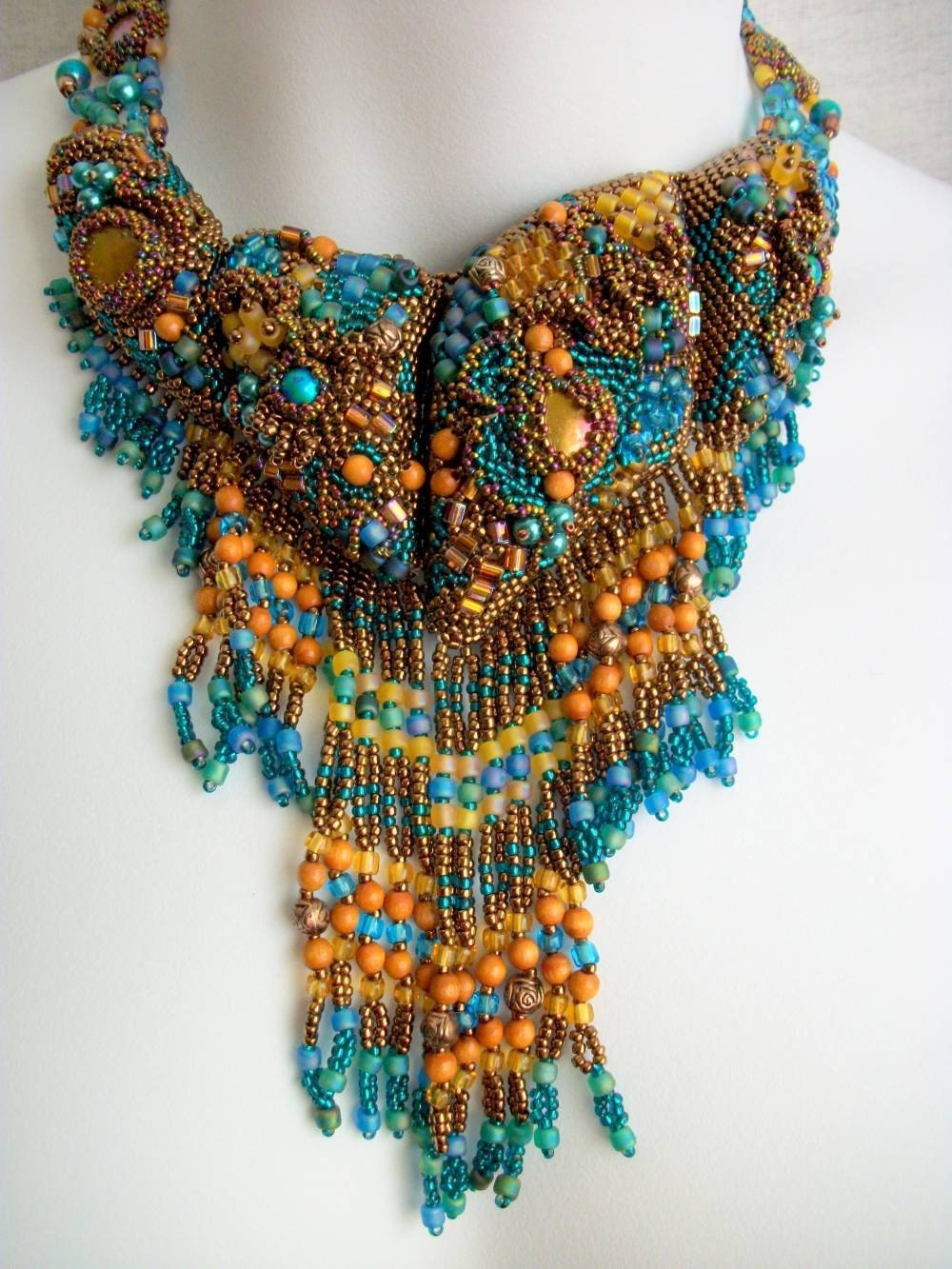 TIDEPOOL Beaded Statement Necklace