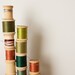 Vintage Wooden Sewing Spools-Earthy Mix
