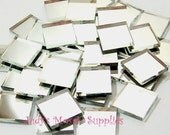 Mirror Tiles Tesserae Mosaic Squares - 100 1/2 Inch Tiles