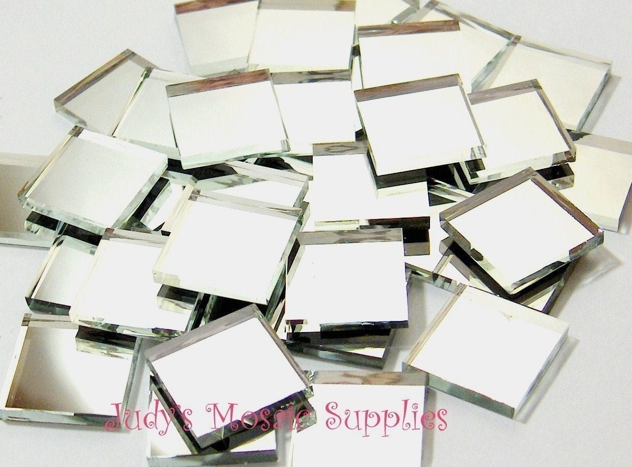 Mirror Tiles Tesserae Mosaic Squares - 25 3/4 Inch Tiles