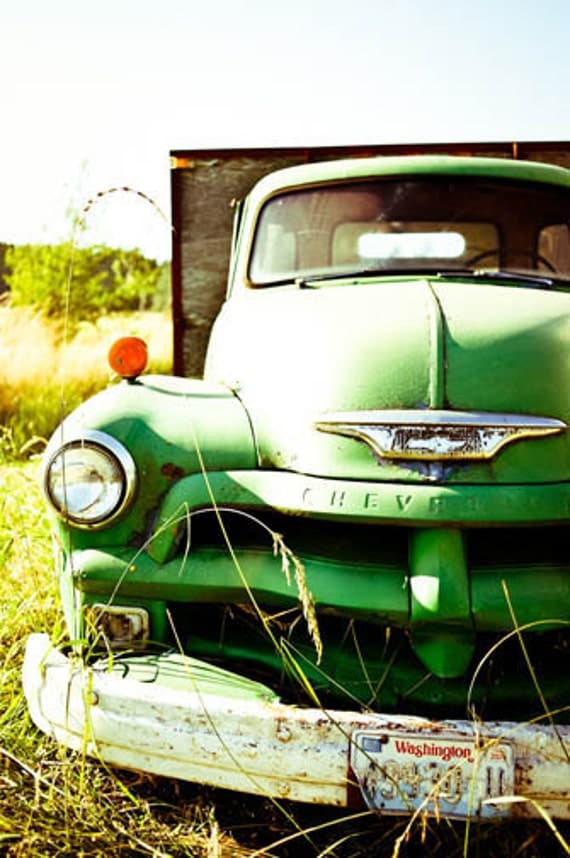 Vintage Green Truck