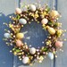 Spring Flowers Easter Egg Wreath by Silk N Lights Designs