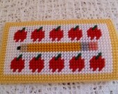 Teacher Apple and Pencil Eyeglass Case