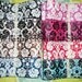 8 Yards SPECIAL Beautiful 1.5 Black White Damask on Brown Black Red Blue Mist Royal Hair Bows SCRAPBOOKING Sewing 1 Yd each GROSGRAIN Ribbon