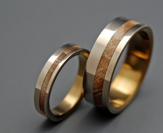 Silver Faun - Wooden Wedding Rings