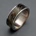 Swimming in the Dark - Wooden Wedding Rings