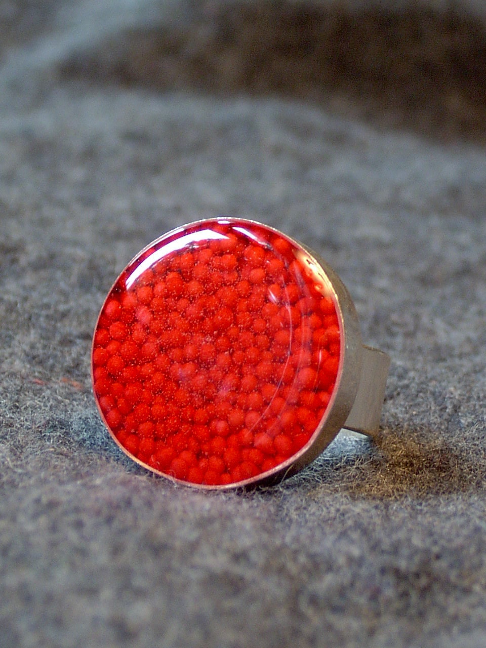 Red Candy Sprinkle Ring