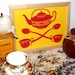 Jolly Roger Tea Time Linocut Print