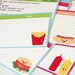 Printable Recipe Cards - Fast Foods Series - 4x6