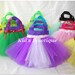 Set of 12 Disney Princesses Inspired Party Favor Tutu Bags