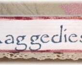 Raggedies Wood Block