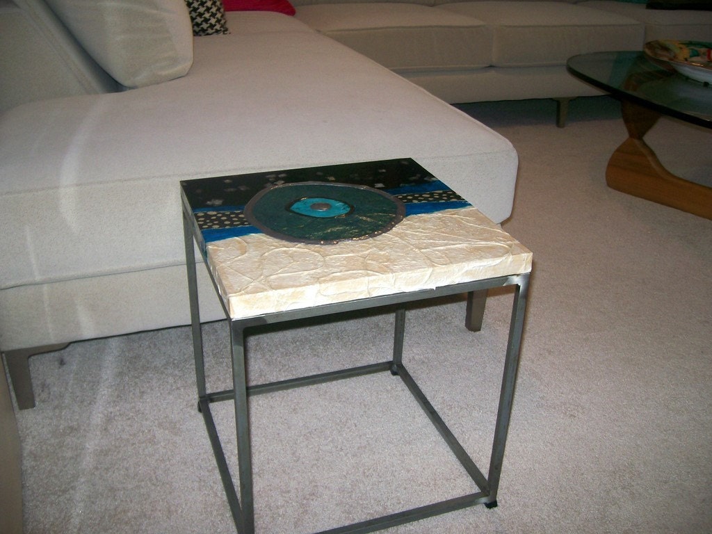 Contemporary End Table commission