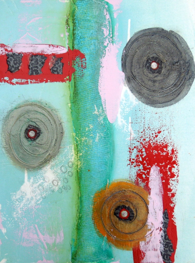 Abstract Painting - Original Contemporary Mixed media original