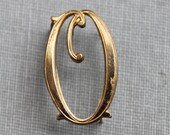 Victorian Gold Marquee Letter O