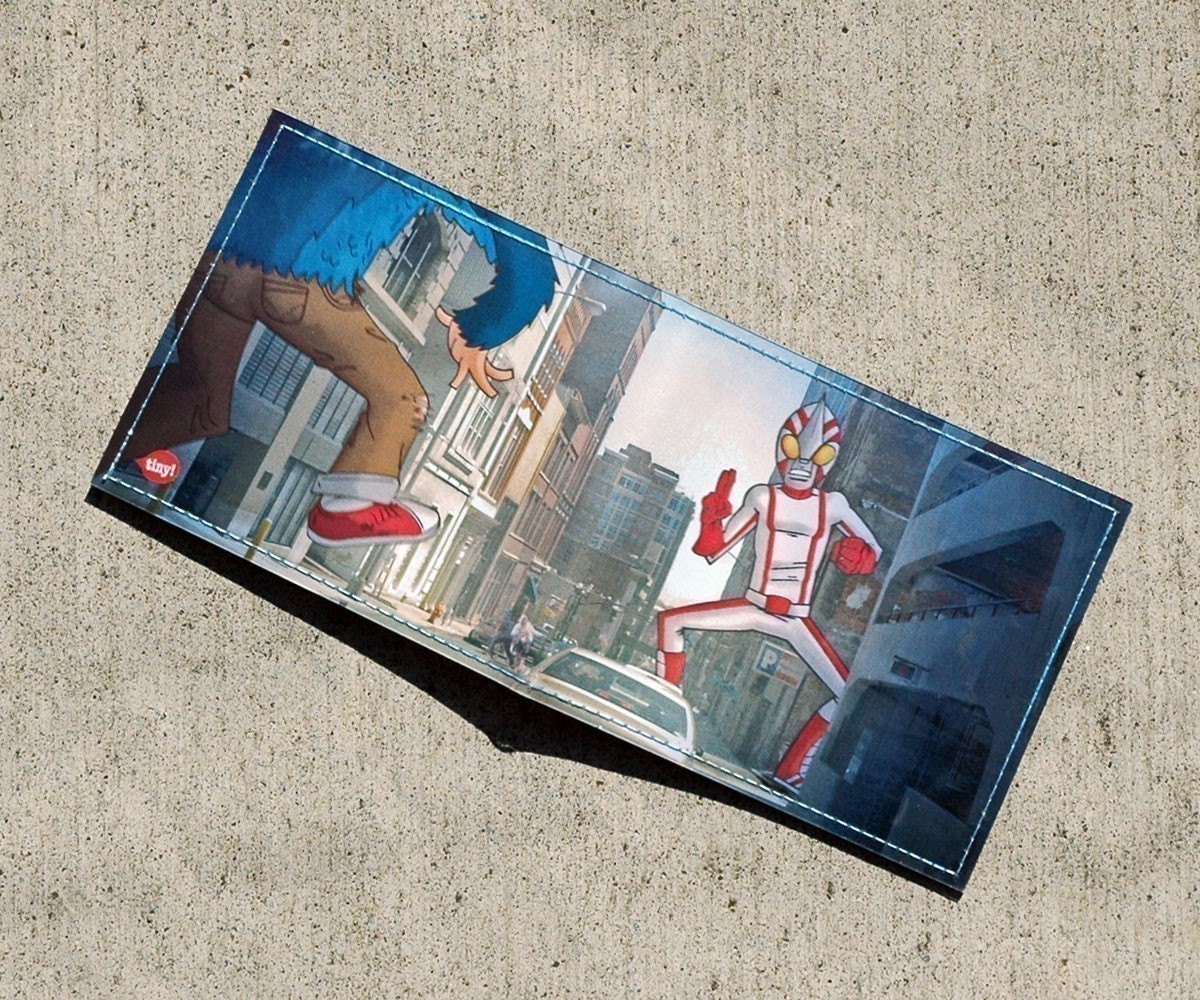 Monster Pizza vs. Super Tiger Monster Fighter wallet